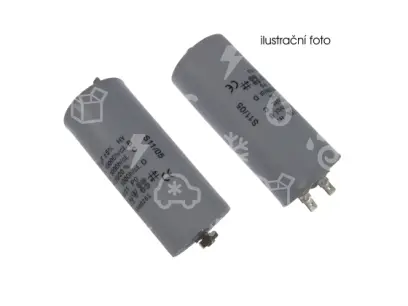 kondenzátor SC1121, 32 uF, 450-500 V (2 x faston + šroub)